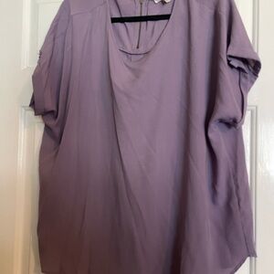 Maurices Soft Purple Utility Blouse